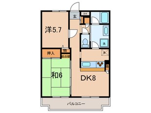 ユニーブル宮崎台の物件間取画像